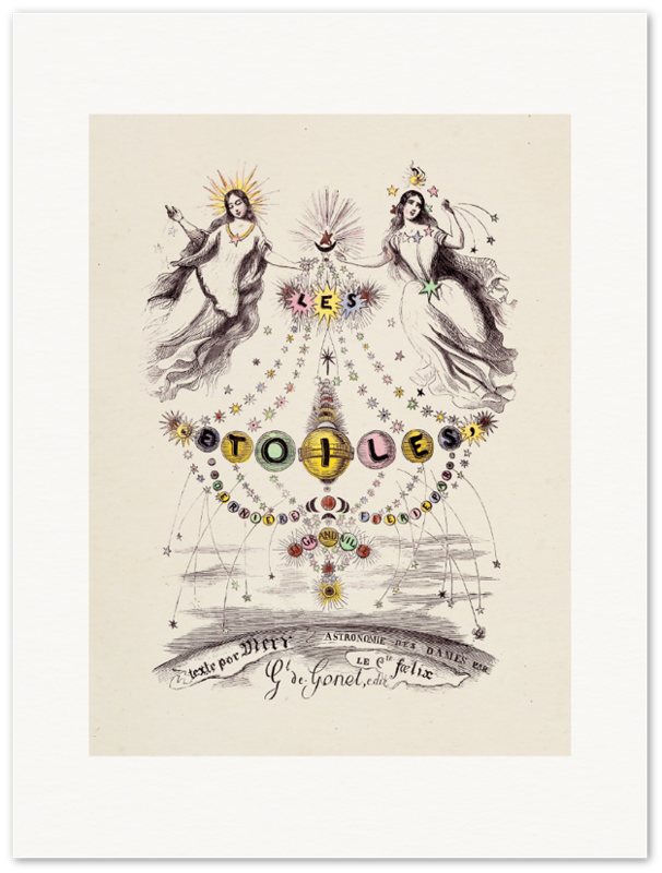 Affiche d'art Les étoiles dernière féérie