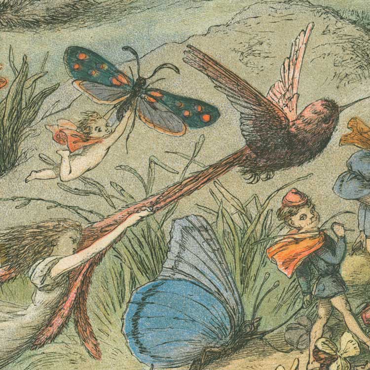 Affiche d'art Triomphal march of the Elf-King - Richard Doyle - Les vilaines curiosités