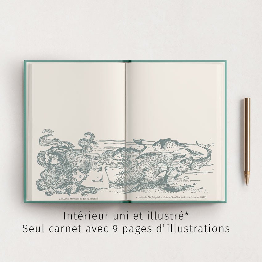 Carnet de notes Daughter of the sea - Illustrateur inconnu - Les vilaines curiosités