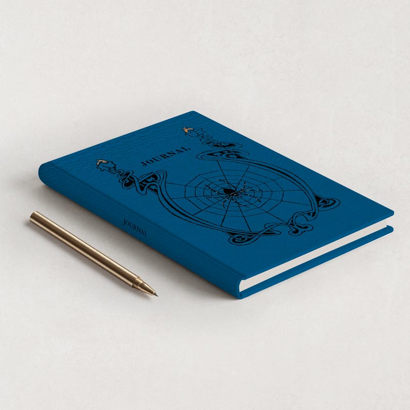 Carnet de notes toile d'araignée - Illustrateur inconnu - Les vilaines curiosités