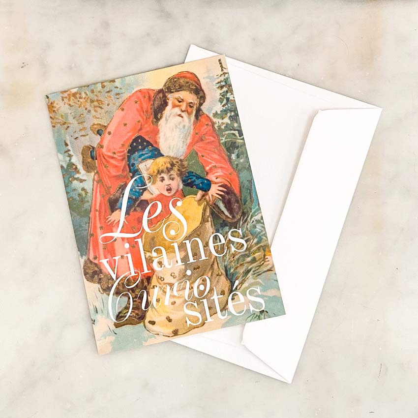 Carte cadeau de noël - Les vilaines curiosités - Les vilaines curiosités