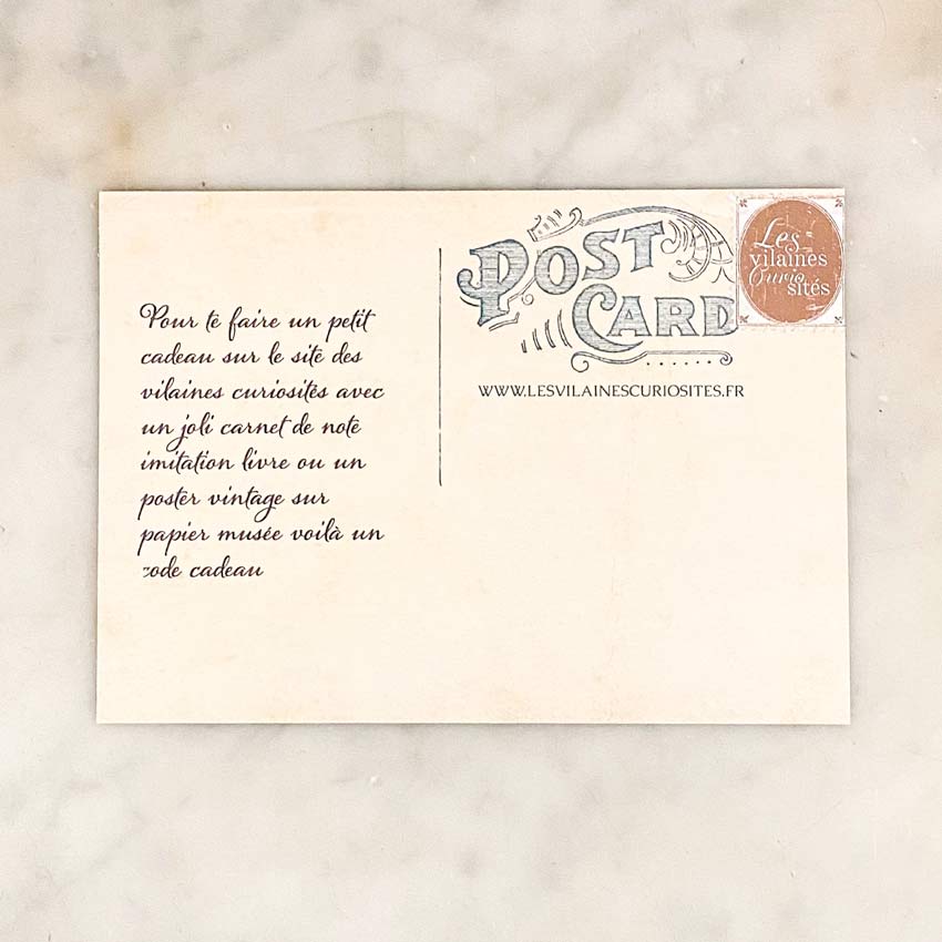Carte cadeau de noël - Les vilaines curiosités - Les vilaines curiosités