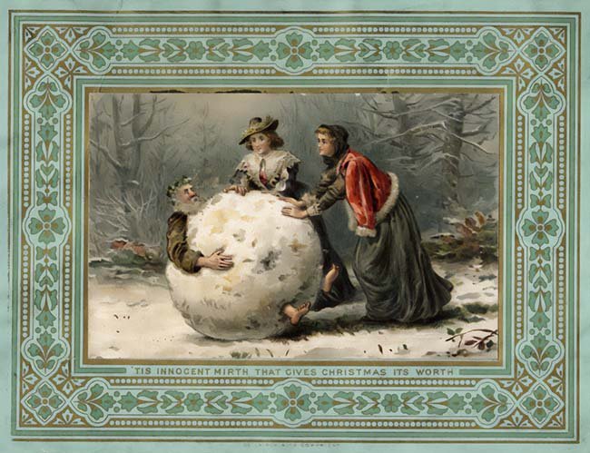 Cartes de noël creepy - illustrations HD gratuites - Illustrateur inconnu - Les vilaines curiosités