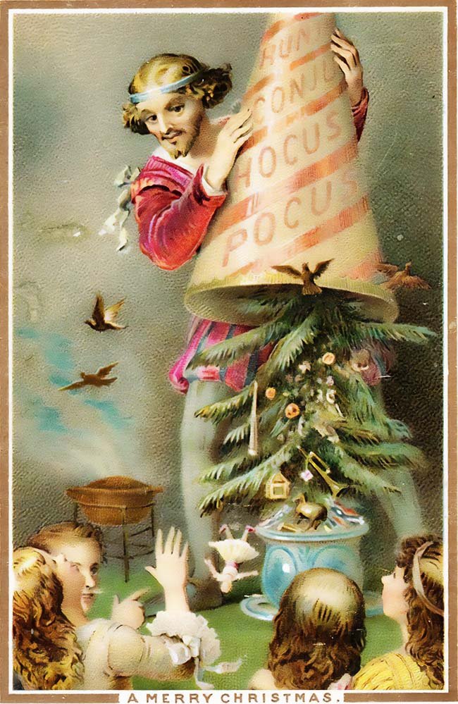 Cartes de noël creepy - illustrations HD gratuites - Illustrateur inconnu - Les vilaines curiosités