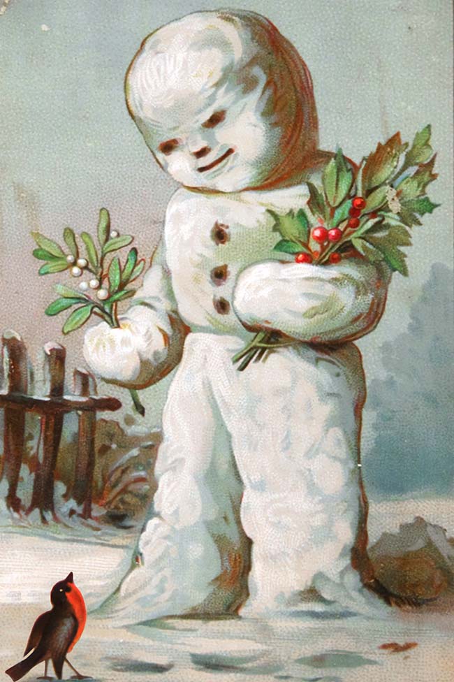 Cartes de noël creepy - illustrations HD gratuites - Illustrateur inconnu - Les vilaines curiosités