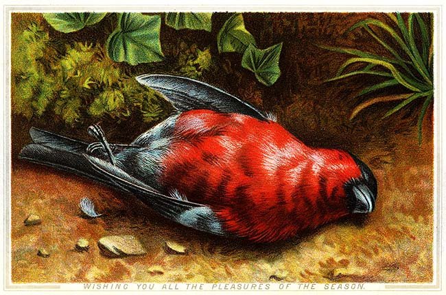 Cartes de noël creepy - illustrations HD gratuites - Illustrateur inconnu - Les vilaines curiosités