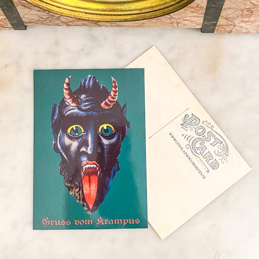 Cartes Gruss Vom Krampus (lot de 10) - Illustrateur inconnu - Les vilaines curiosités