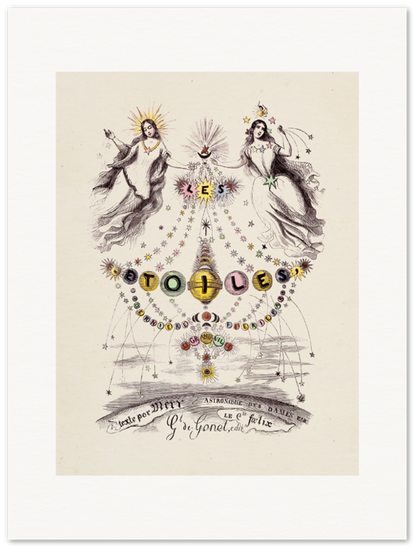 Affiche d'art Les étoiles dernière féérie