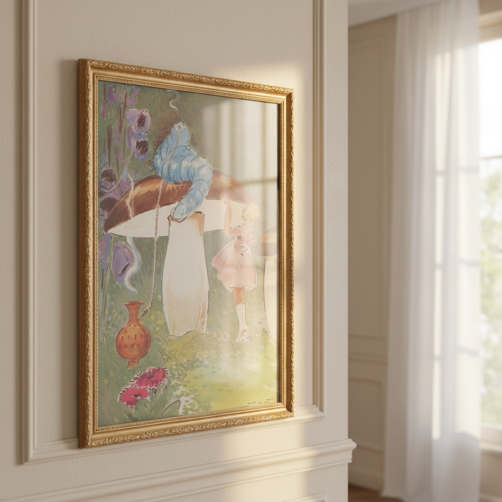 Alice au pays des merveilles et la chenille par andré pécoud