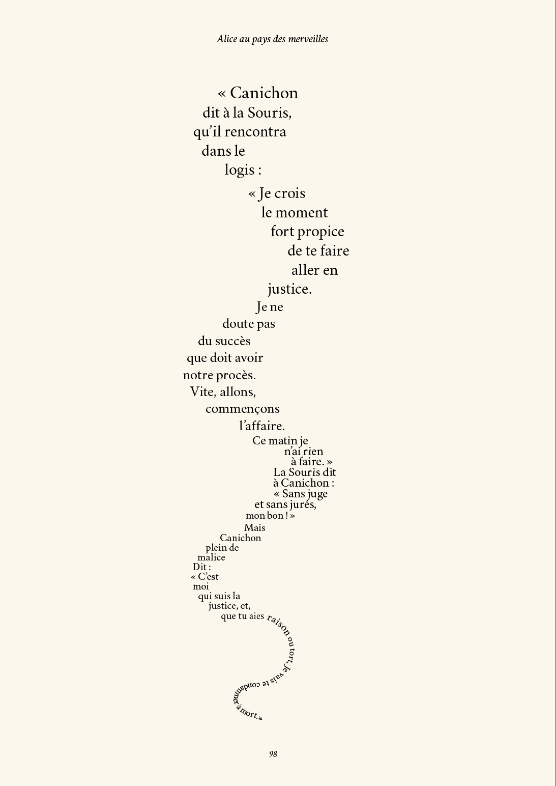 Alice au Pays des Merveilles illustré par Pécoud