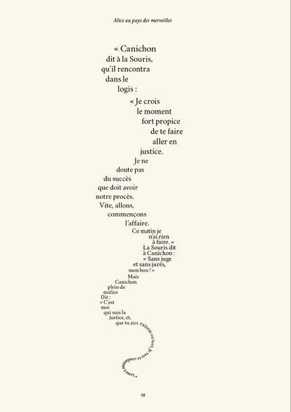 Alice au Pays des Merveilles illustré par Pécoud