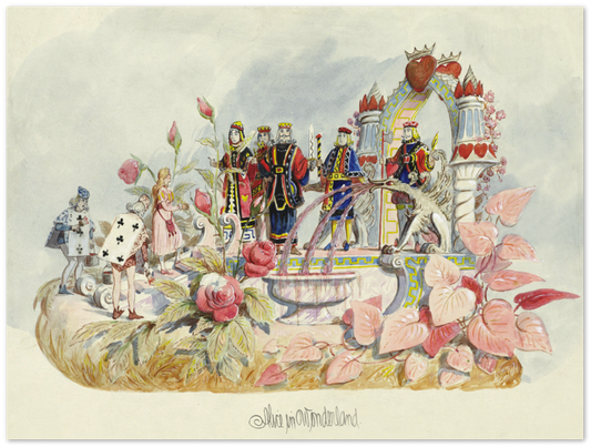 Affiche d'art Krewe of Proteus : Alice in Wonderland