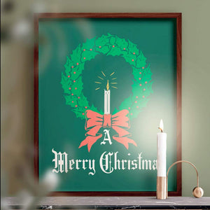 Affiche d'art A Merry Christmas - Illustrateur inconnu - Les vilaines curiosités
