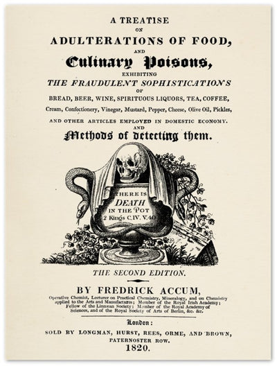 Affiche d'art Culinary poisons
