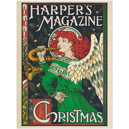 Affiche d'art Harper's Magazine Christmas - Eugène Grasset - Les vilaines curiosités