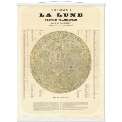 Affiche d'art : La lune en 1887 - Léon Fenet - Les vilaines curiosités