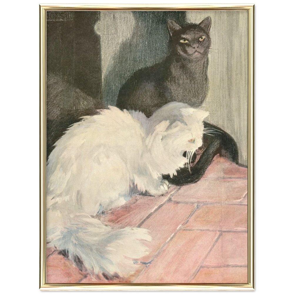 Affiche d'art The book of the cat - Elisabeth Fearne Bonsall - Les vilaines curiosités