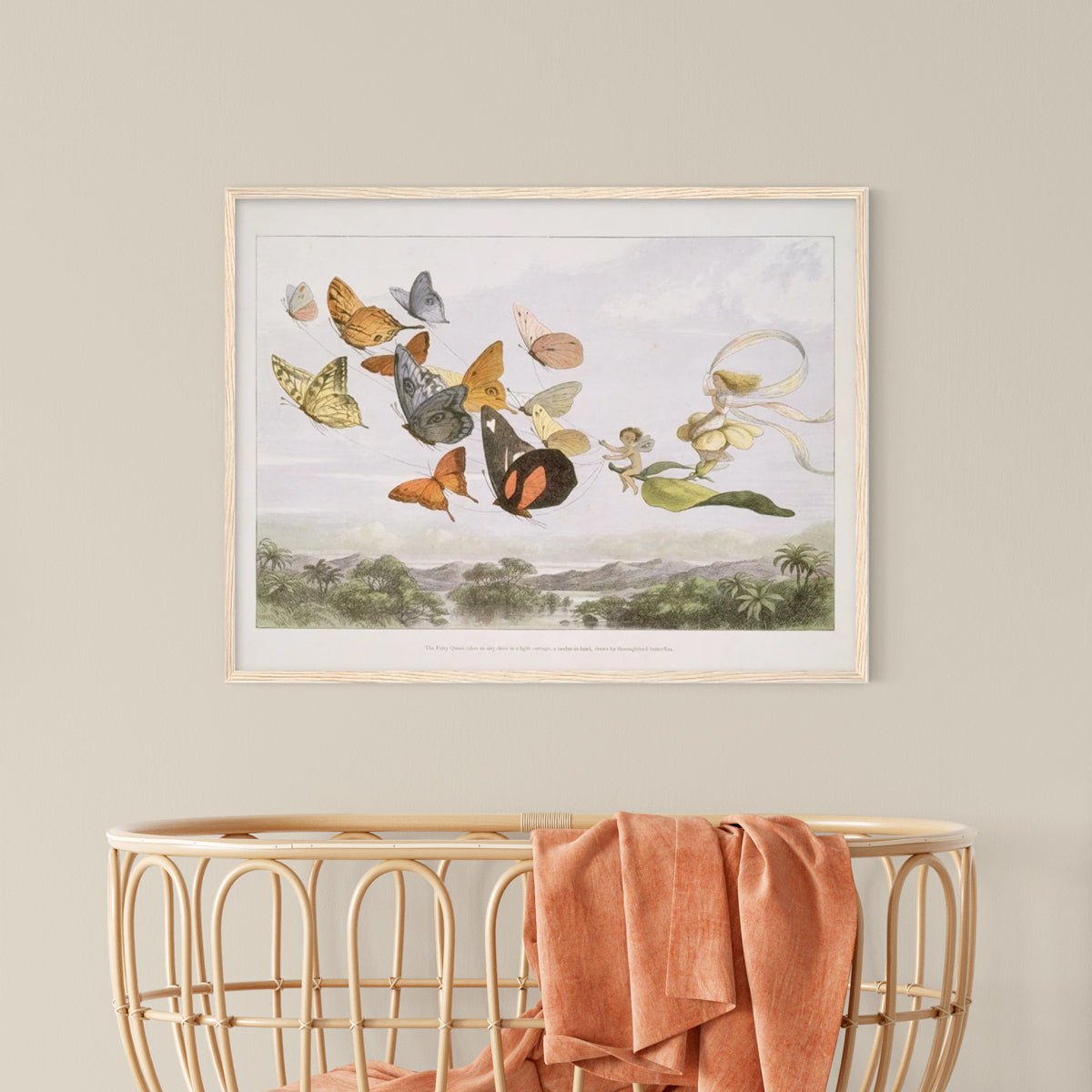 Affiche d'art The Fairy Queen Takes an Airy Drive - Richard Doyle - Les vilaines curiosités