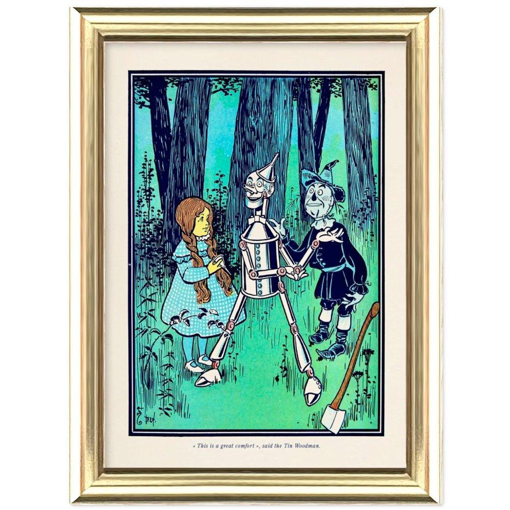 Affiche d'art The wonderful Wizard of Oz - "This is a great confort" - William Wallace Denslow - Les vilaines curiosités