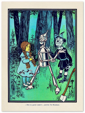 Affiche d'art The wonderful Wizard of Oz - "This is a great confort" - William Wallace Denslow - Les vilaines curiosités