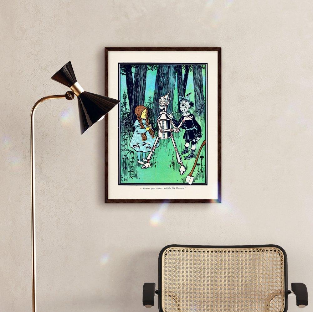Affiche d'art The wonderful Wizard of Oz - "This is a great confort" - William Wallace Denslow - Les vilaines curiosités