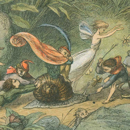 Affiche d'art Triomphal march of the Elf-King - Richard Doyle - Les vilaines curiosités