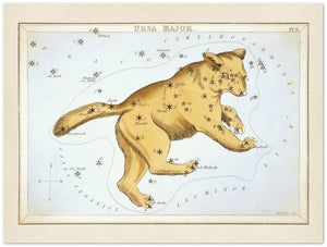 Ouvrir l&#39;image dans le diaporama, Affiche d&#39;art Ursa Major par Sidney Hall - Sidney Hall - Les vilaines curiosités
