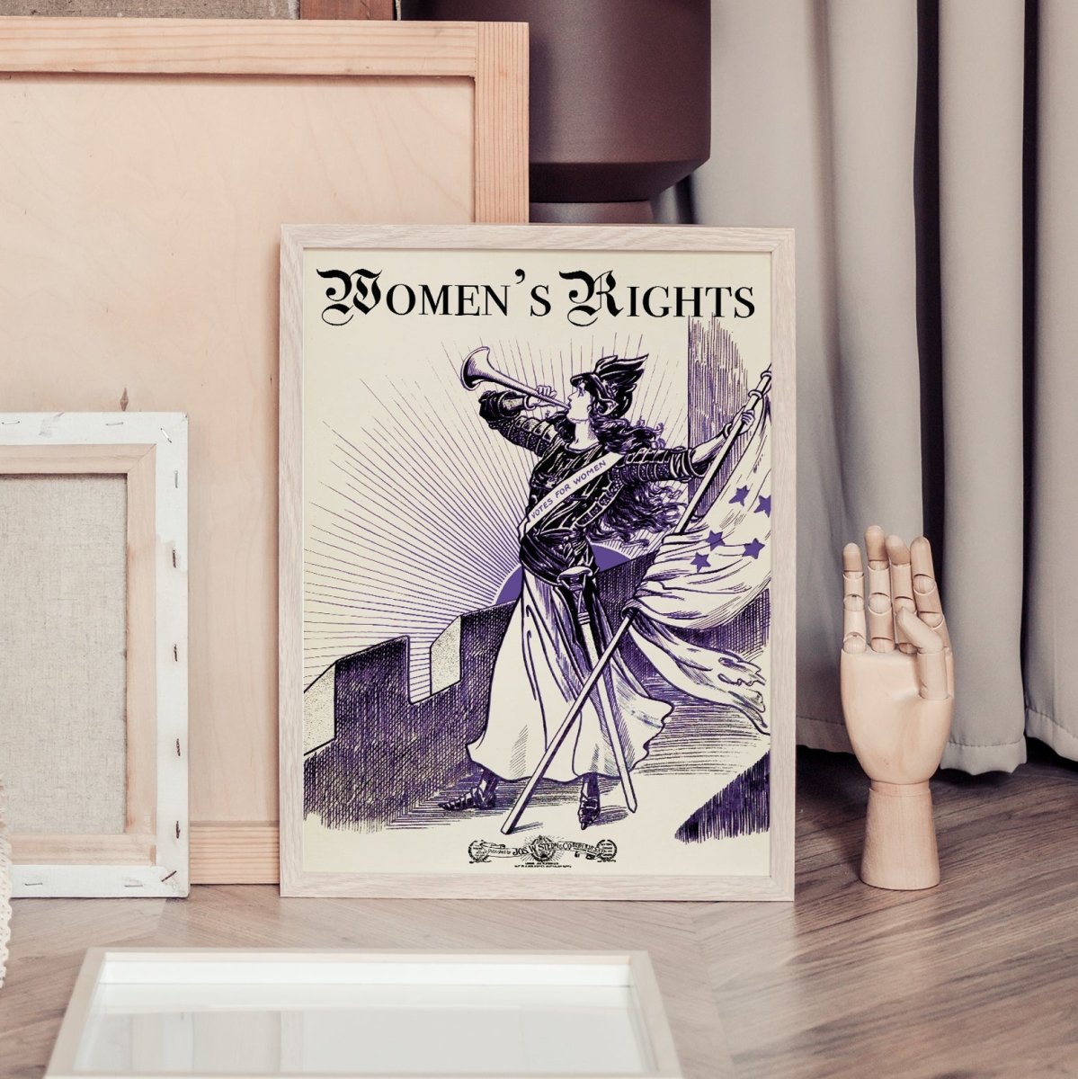 Affiche d'art Women's Rights - Caroline Marsh Watts - Les vilaines curiosités