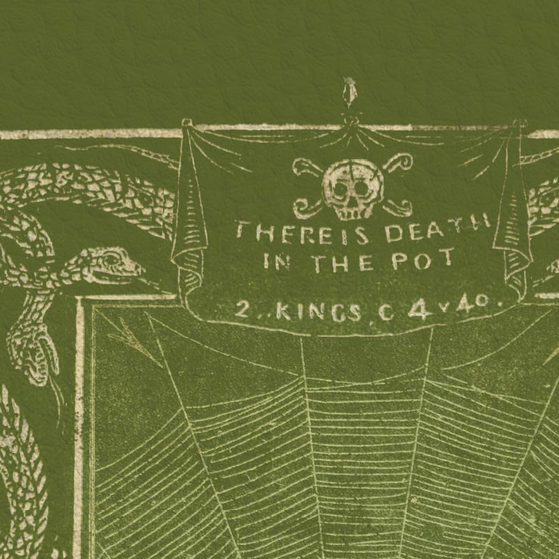 Carnet de notes There is death in the pot - Illustrateur inconnu - Les vilaines curiosités