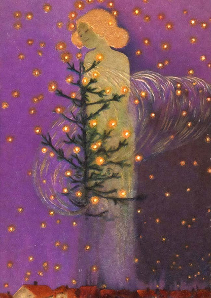 Cartes de Noël de Raphael Kirchner - illustrations HD gratuites - Raphael Kirchner - Les vilaines curiosités